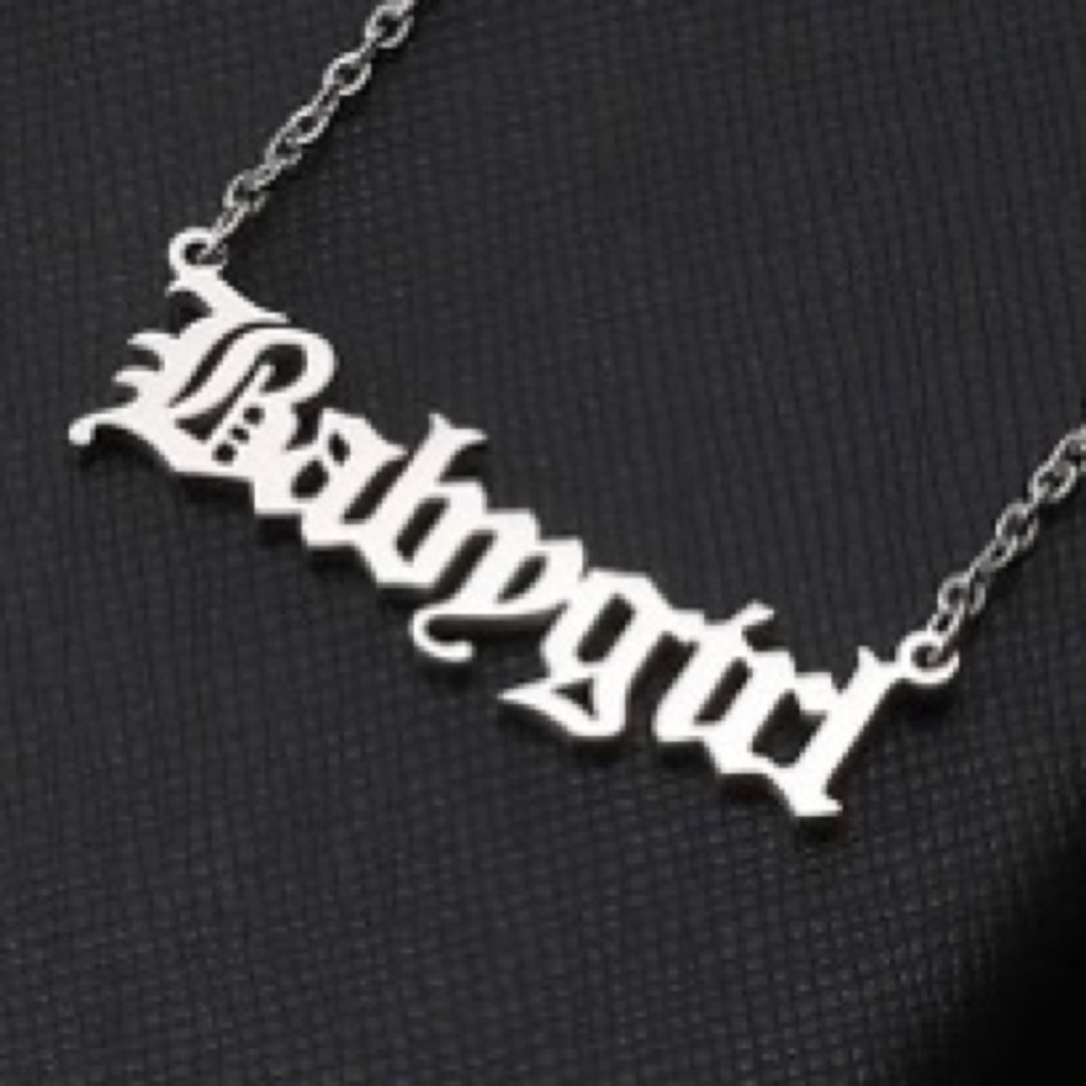 Babygirl stainless steel necklace